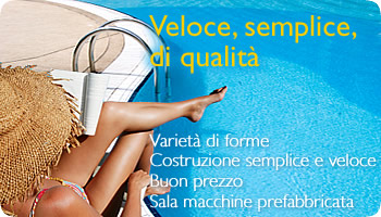 Vantaggi delle piscine di poliestere